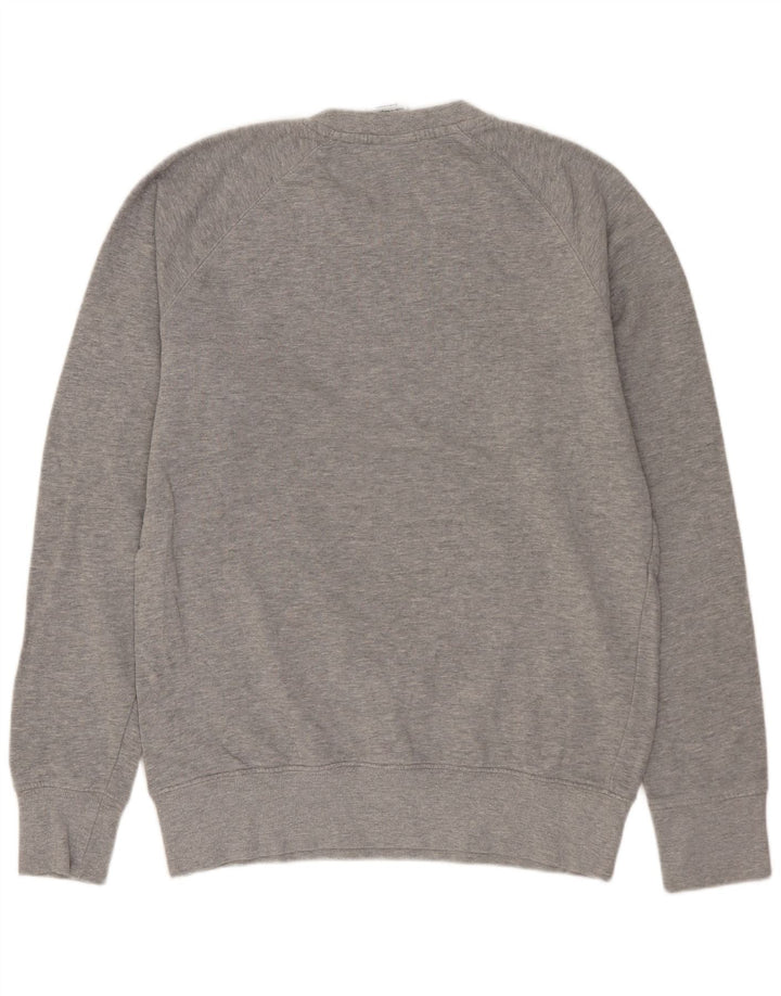 DIADORA Mens Graphic Sweatshirt Jumper Medium Grey Cotton