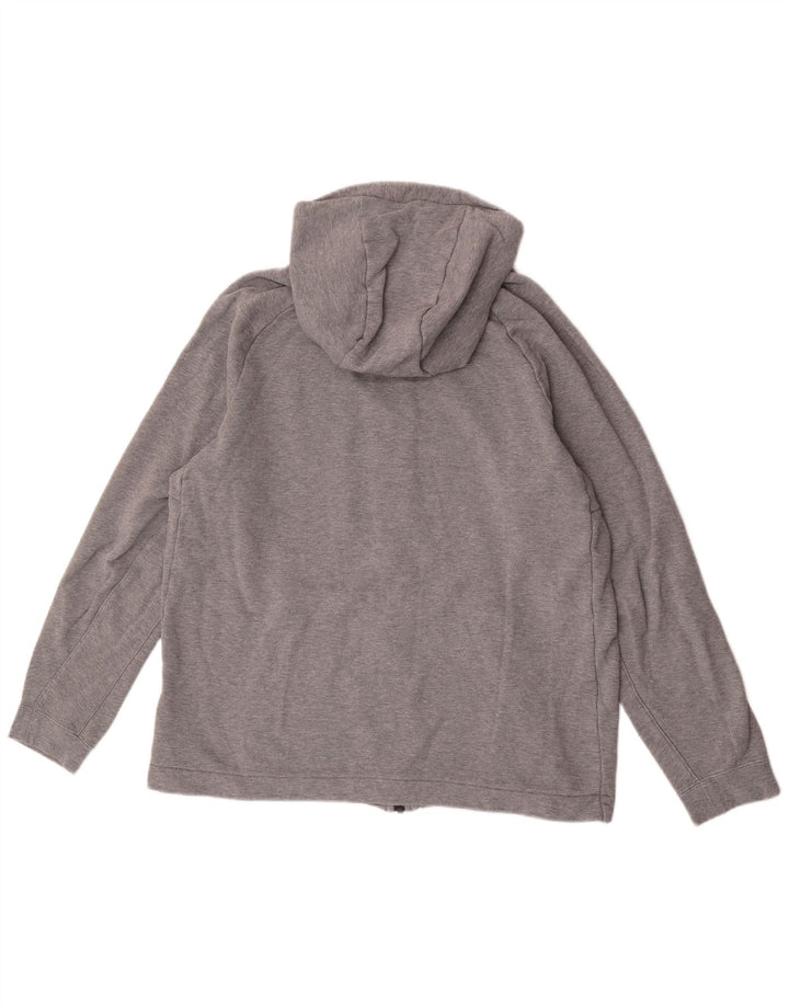 Nike Mens Zip Hoodie Sweater XL Grey Cotton