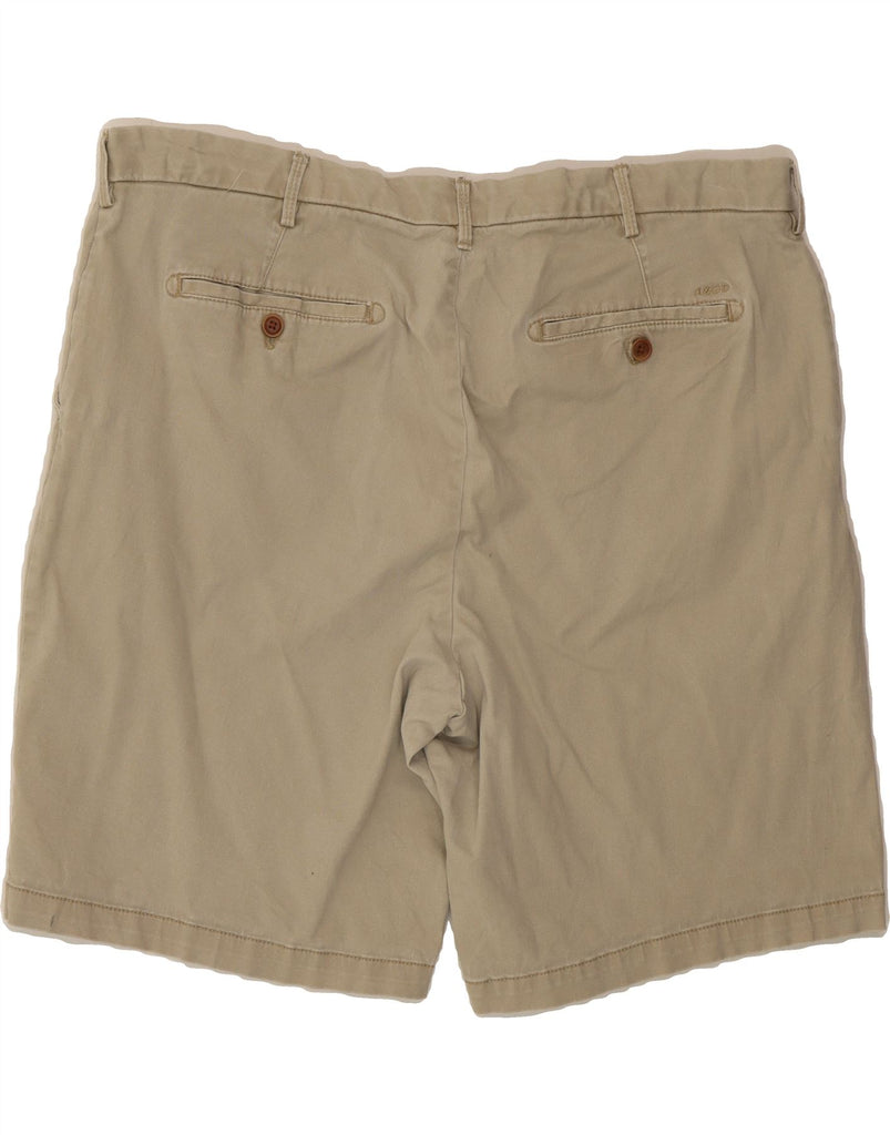 IZOD Mens Chino Shorts W42 2XL Beige Cotton Vintage Izod and Second-Hand Izod from Messina Hembry 