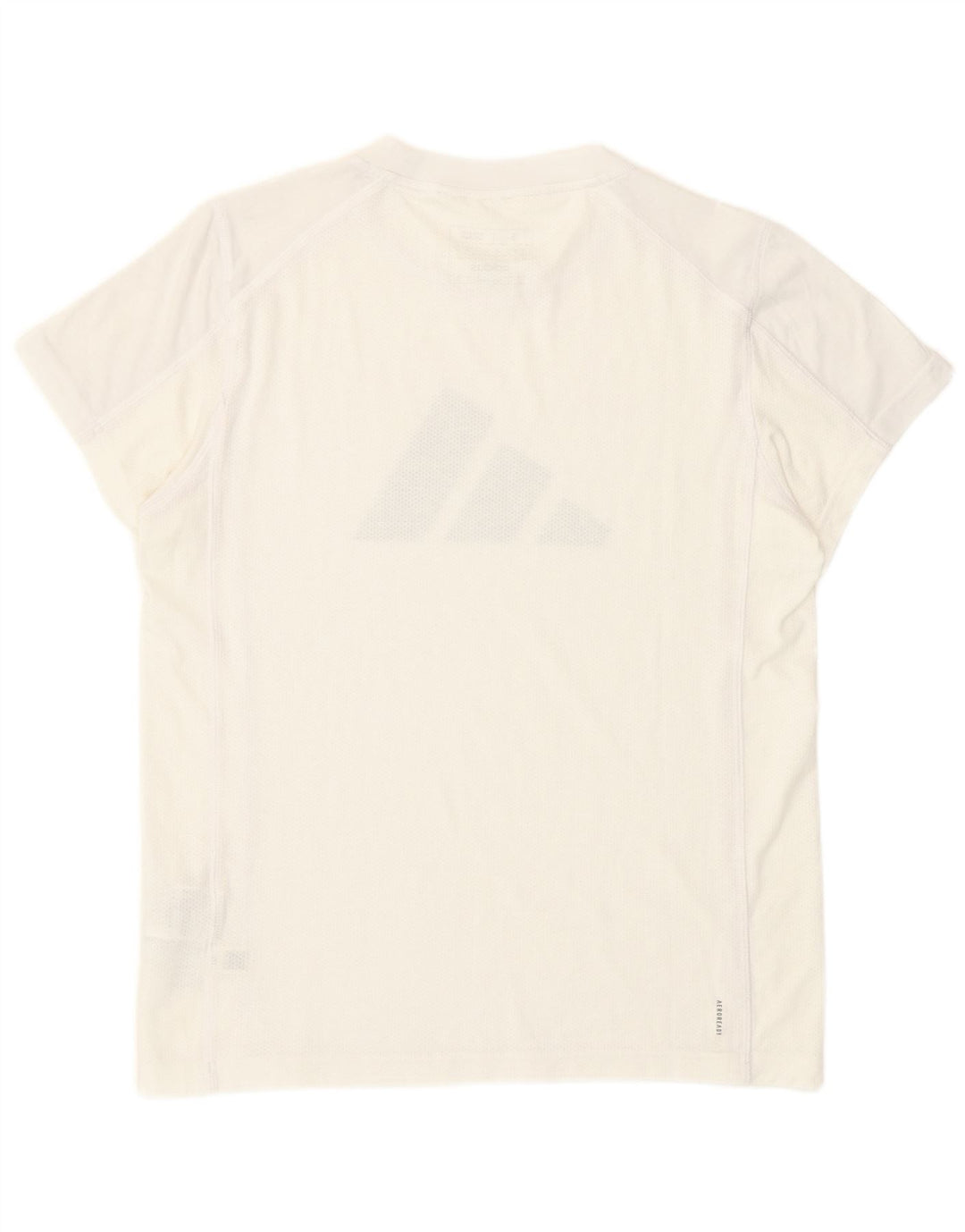 Adidas Womens Graphic T-Shirt Top UK 8/10 Small White Polyester