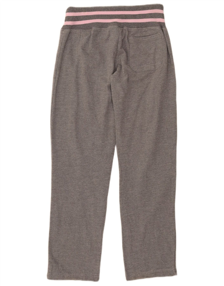 Sergio Tacchini Womens Tracksuit Trousers UK 14 Medium Grey Cotton