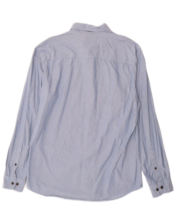 Jack & Jones Mens Shirt Large Blue Cotton
