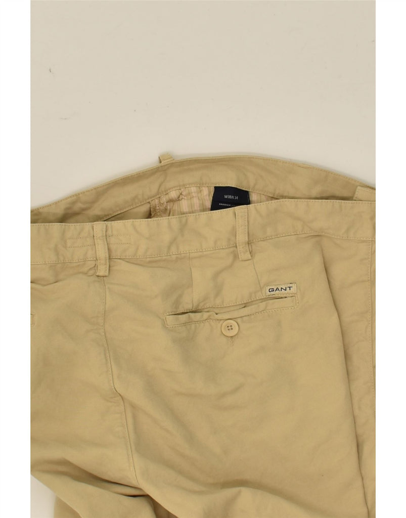 GANT Mens Straight Chino Trousers W38 L30 Brown Cotton | Vintage Gant | Thrift | Second-Hand Gant | Used Clothing | Messina Hembry 