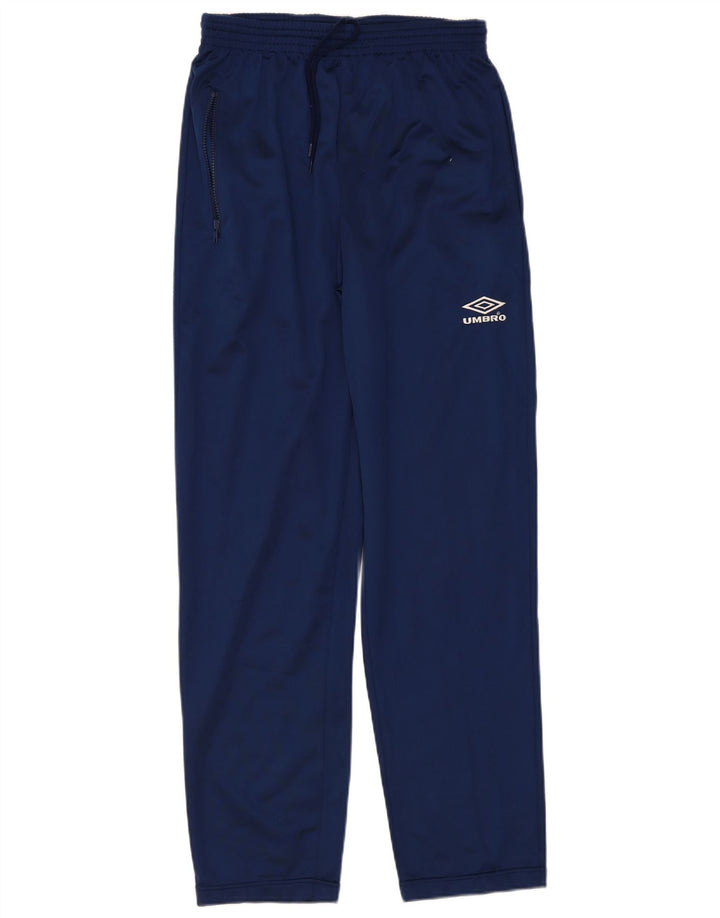 Umbro Mens Tracksuit Trousers Large Navy Blue Polyester