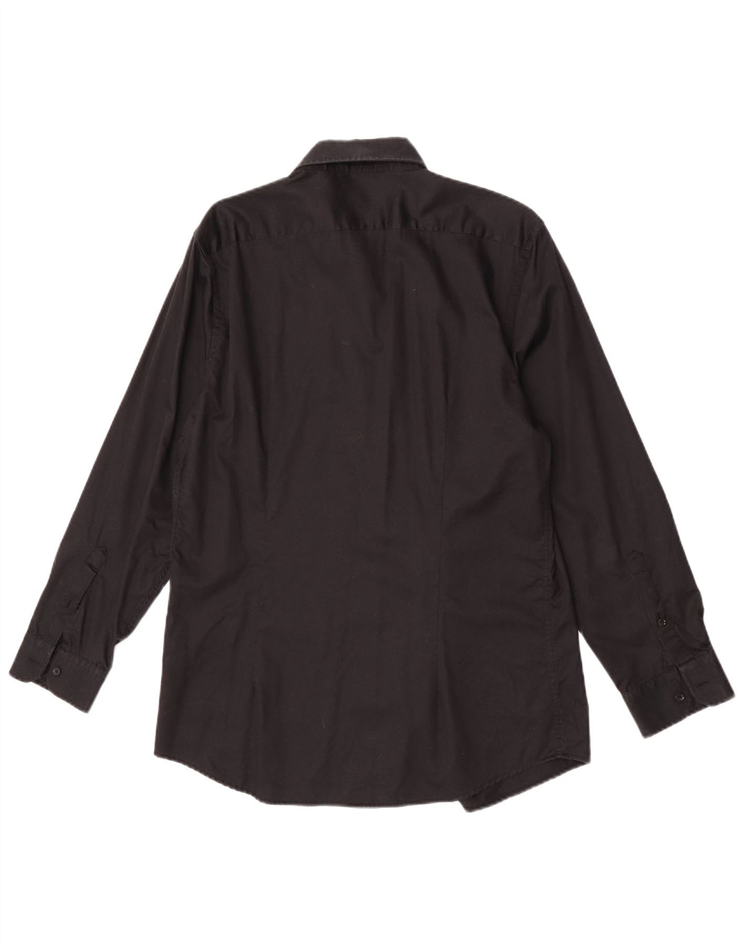 Reiss Womens Slim Fit Shirt XL Black Cotton
