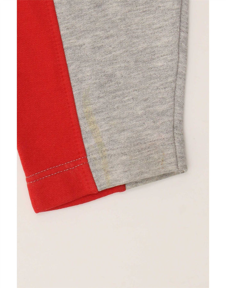 Stefanel Boys Graphic Sweatshirt Jumper 10-11 Years Grey Colourblock