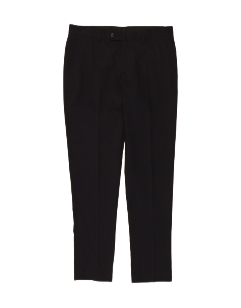 ZARA Mens Slim Suit Trousers EU 38 Small W30 L30 Navy Blue Vintage Zara and Second-Hand Zara from Messina Hembry 