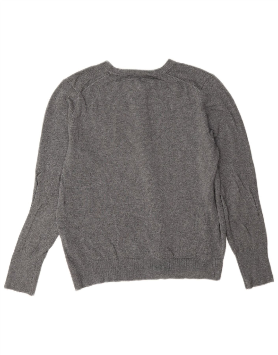 Zara Womens Cardigan Sweater UK 14 Large Grey Viscose Classic