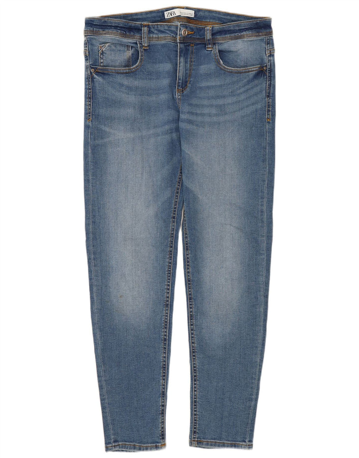 Zara Womens Slim Jeans EU 40 Medium W30  L26 Blue Cotton