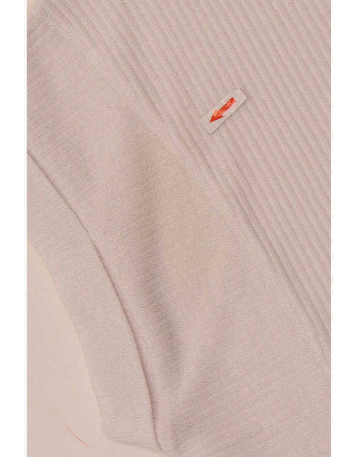 Zara Womens Oversized Vest Top UK 10 Small White