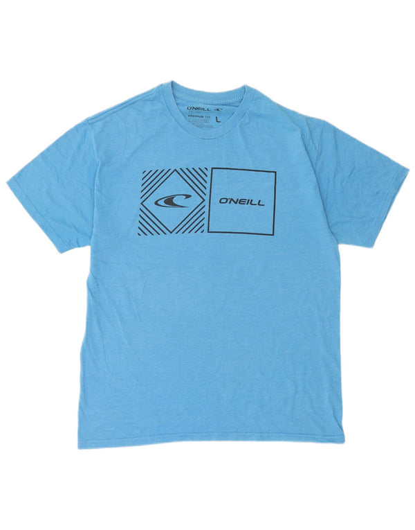 O'Neill Mens Graphic T-Shirt Top Large Blue Cotton