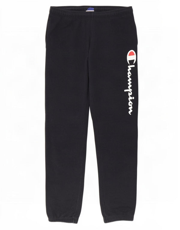 Champion Mens Graphic Tracksuit Trousers Joggers Medium Navy Blue