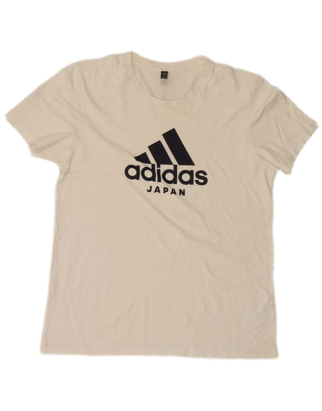 Adidas Mens Graphic T-Shirt Top Medium White