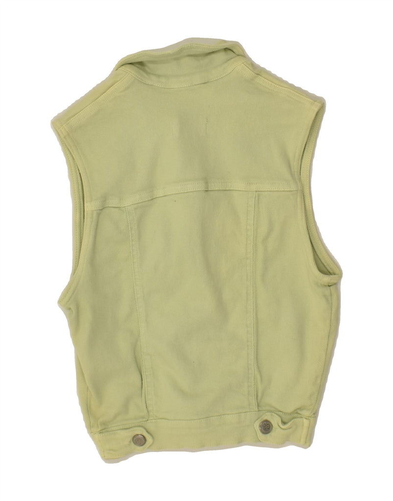 VINTAGE Boys Denim Gilet 6-7 Years Large Green Cotton Vintage Vintage and Second-Hand Vintage from Messina Hembry 