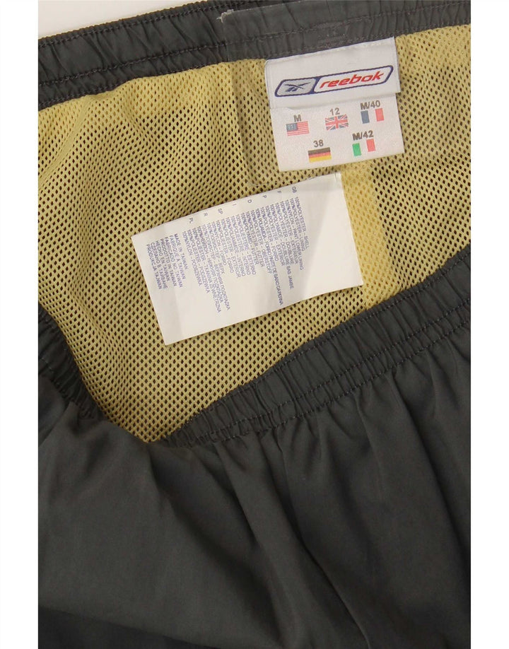 Reebok Womens Tracksuit Trousers UK 12 Medium Grey Polyester
