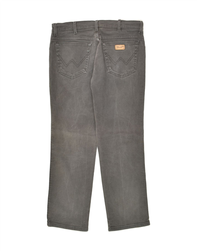 WRANGLER Mens Texas Straight Jeans W34 L30  Grey Cotton Vintage Wrangler and Second-Hand Wrangler from Messina Hembry 