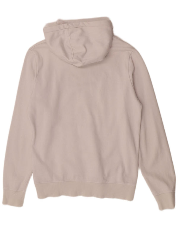 Jack & Jones Mens Graphic Hoodie Jumper Small White Cotton