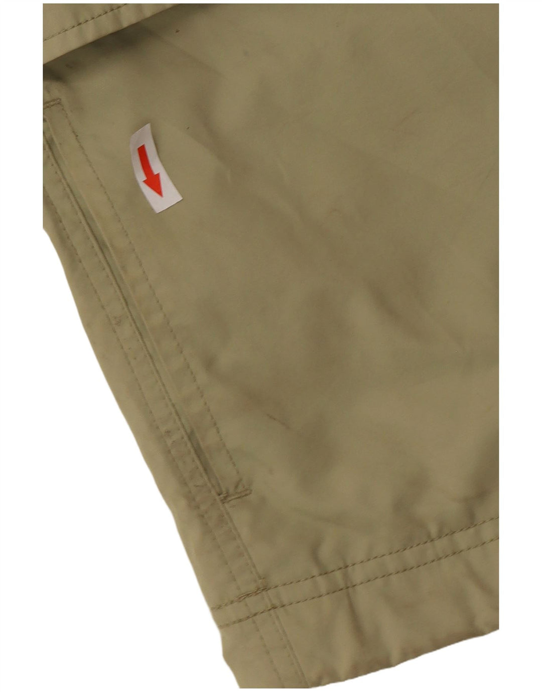 CAT Mens Hooded Anorak Jacket UK 40 Large Khaki Cotton