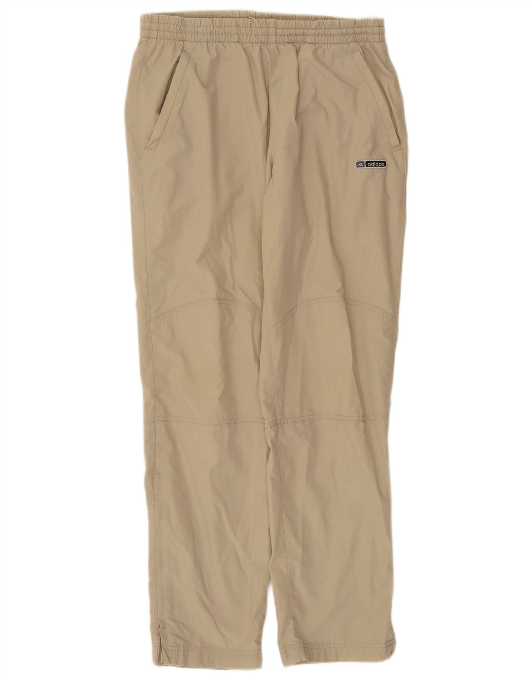 Adidas Mens Tracksuit Trousers Small  Khaki Polyester
