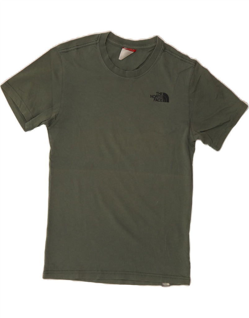 THE NORTH FACE Mens Graphic T-Shirt Top XS Khaki Cotton Vintage The North Face and Second-Hand The North Face from Messina Hembry 