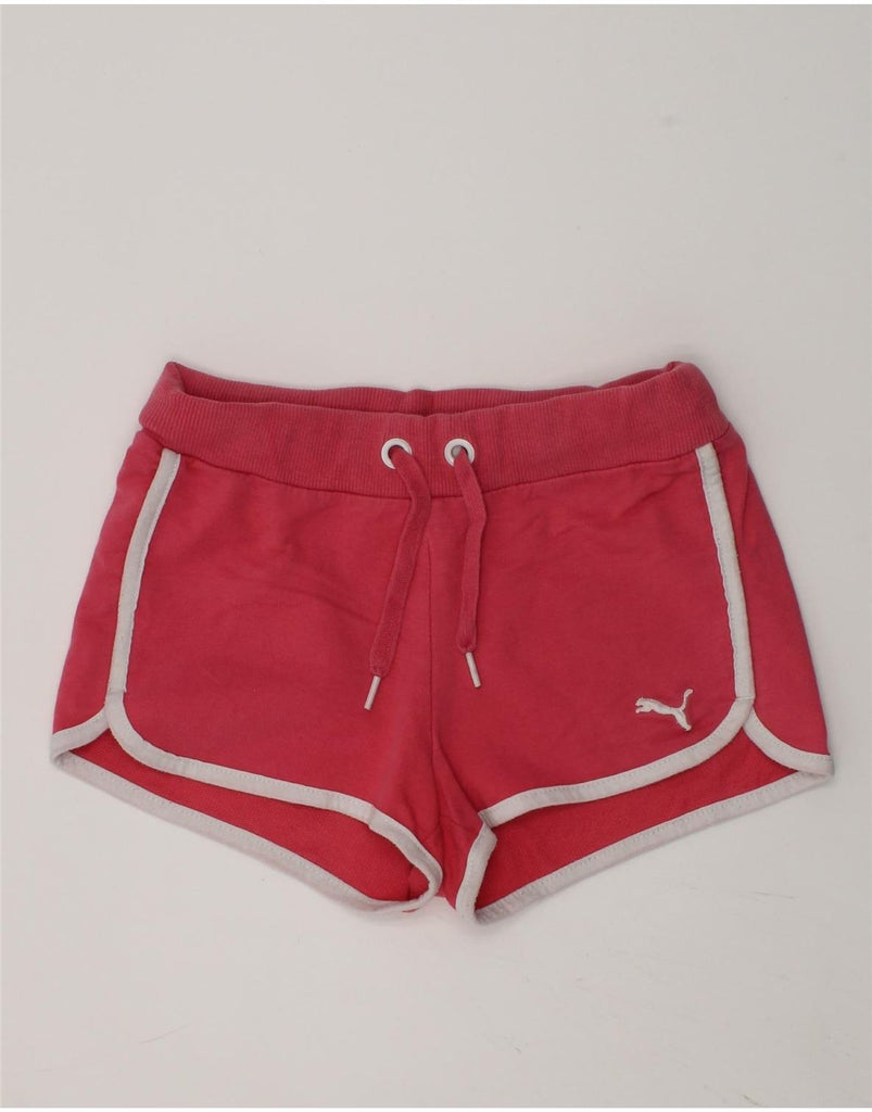 PUMA Girls Hot Pants 9-10 Years W22  Red | Vintage Puma | Thrift | Second-Hand Puma | Used Clothing | Messina Hembry 