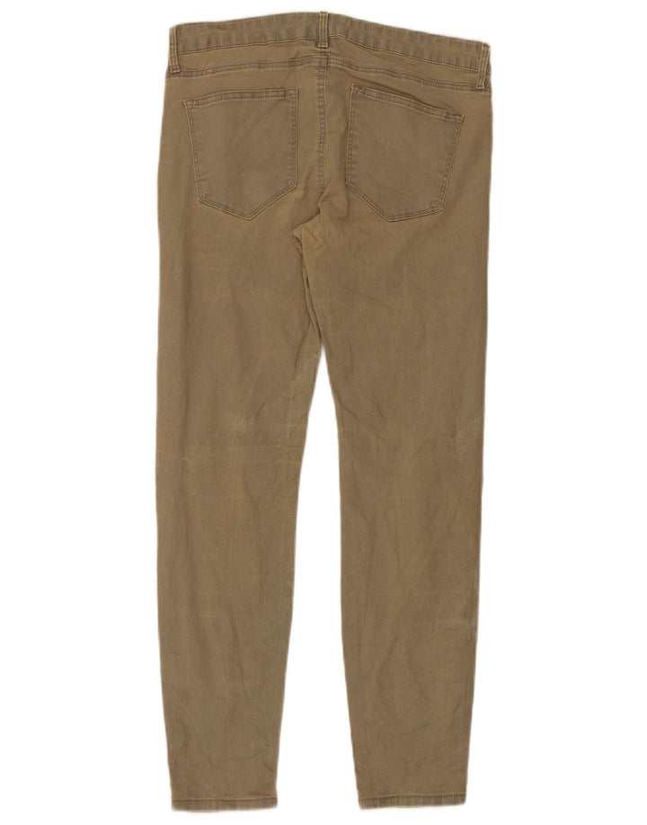Zara Womens Slim Casual Trousers EU 40 Medium W30 L27 Khaki