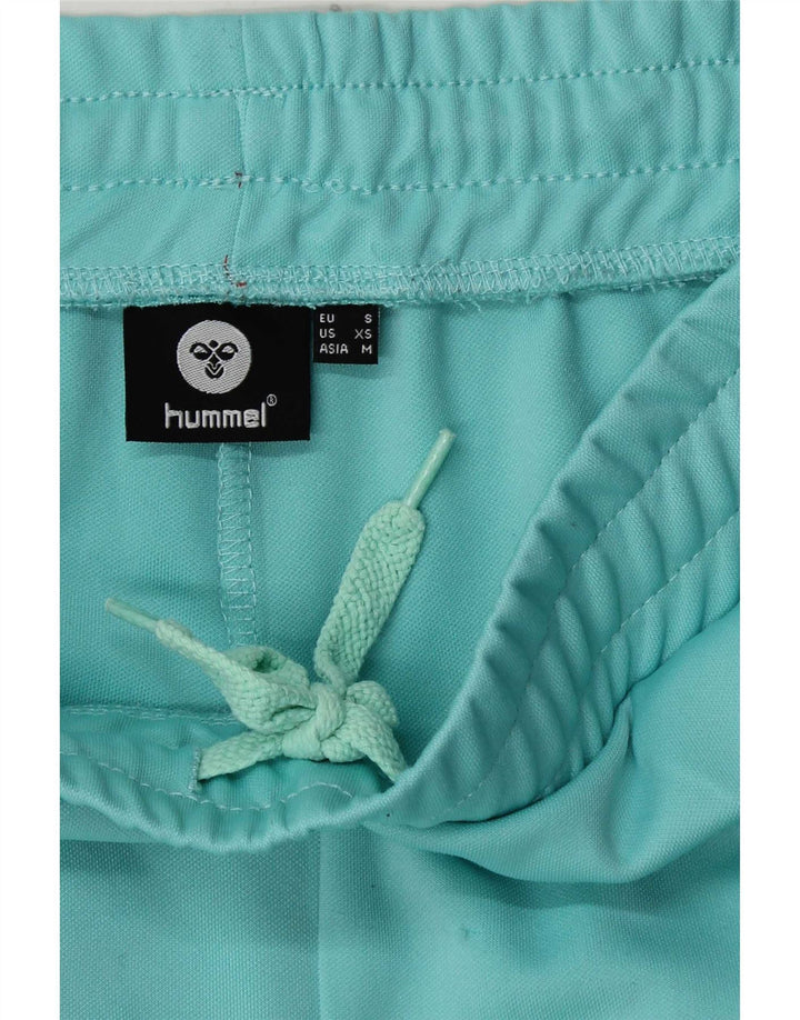 Hummel Mens Graphic Leggings Small  Turquoise Geometric