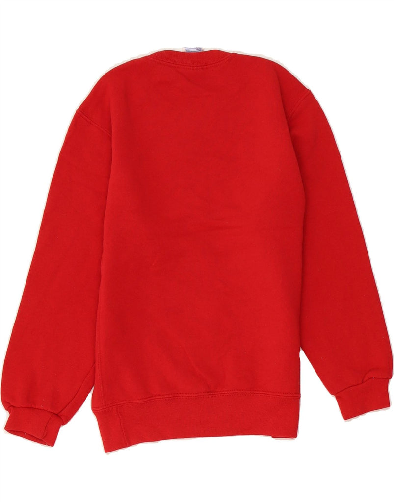 RUSSELL ATHLETIC Boys Sweatshirt Jumper 9-10 Years Medium  Red Cotton Vintage Russell Athletic and Second-Hand Russell Athletic from Messina Hembry 