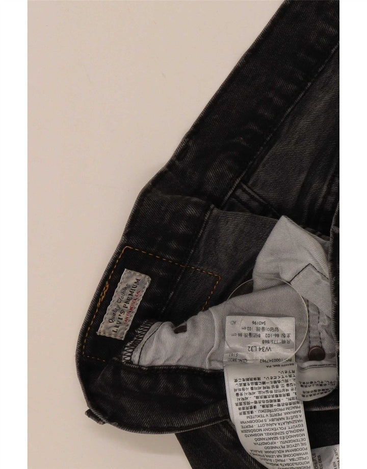 Levi's Mens 511 Slim Jeans W34 L32 Grey Cotton