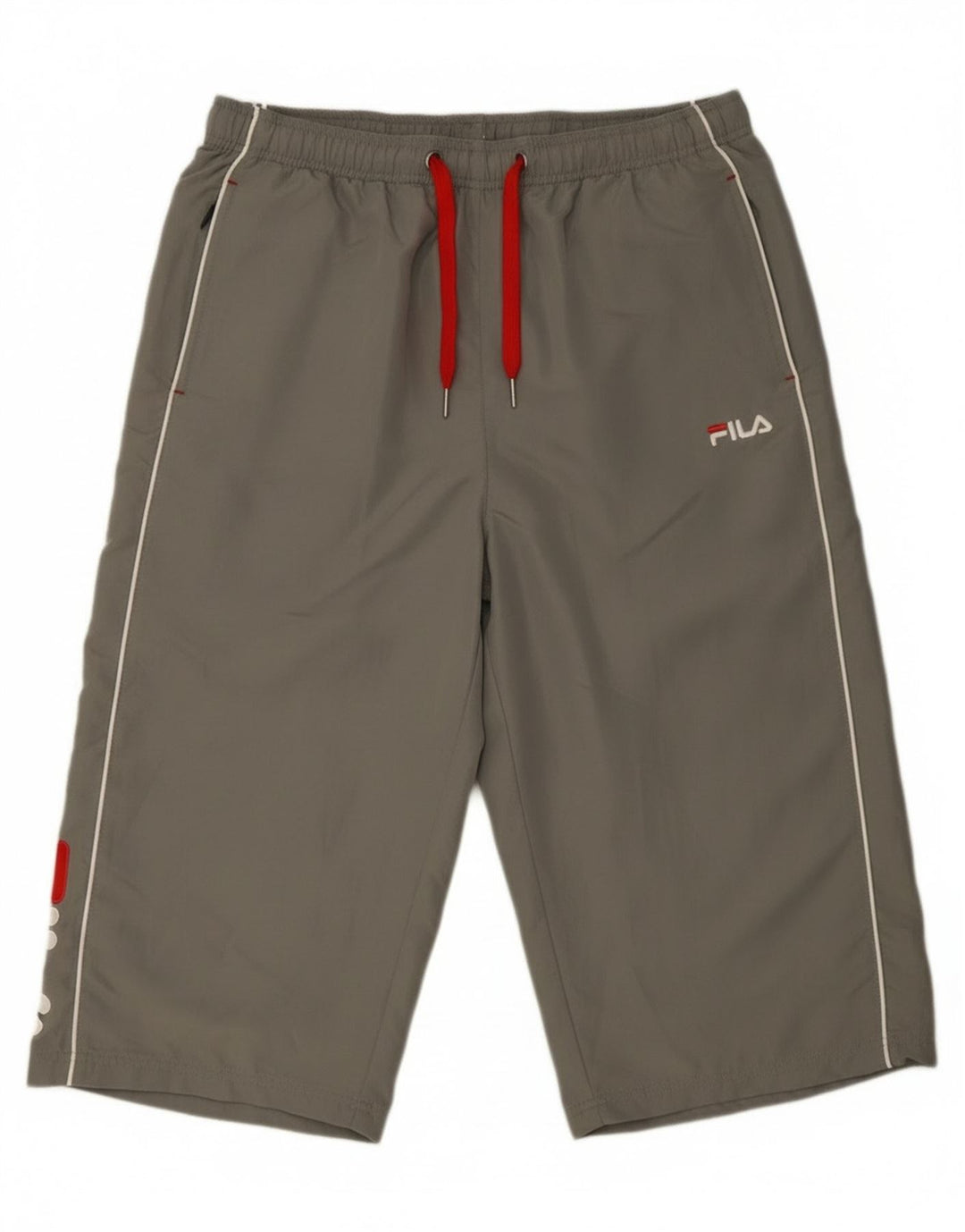 Fila Mens Graphic Capri Tracksuit Trousers XL  Grey Polyester