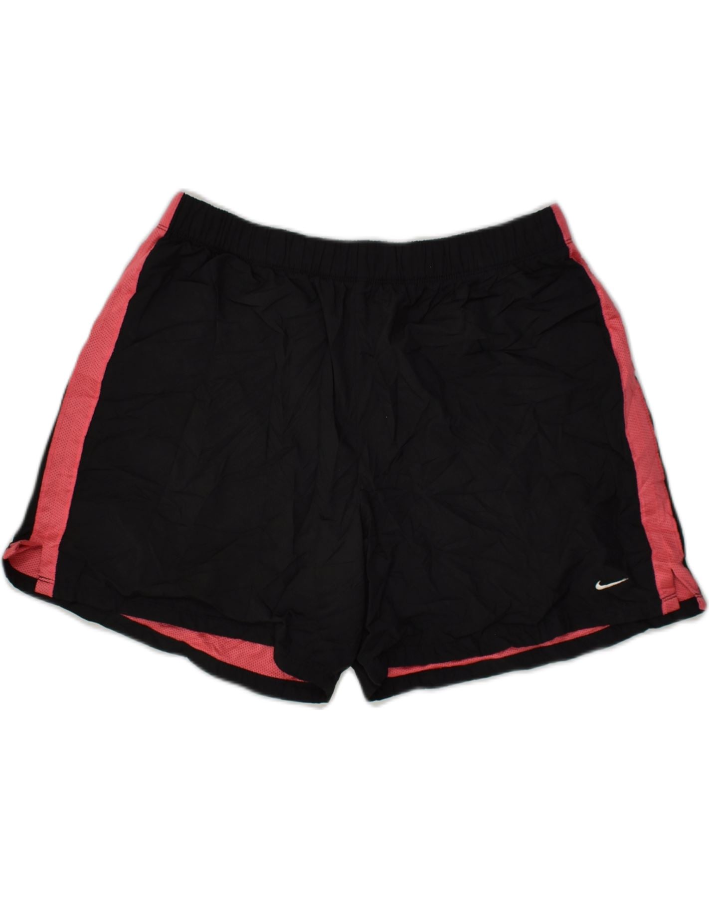 NIKE Womens Sport Shorts UK 20-22 XL Black Polyester