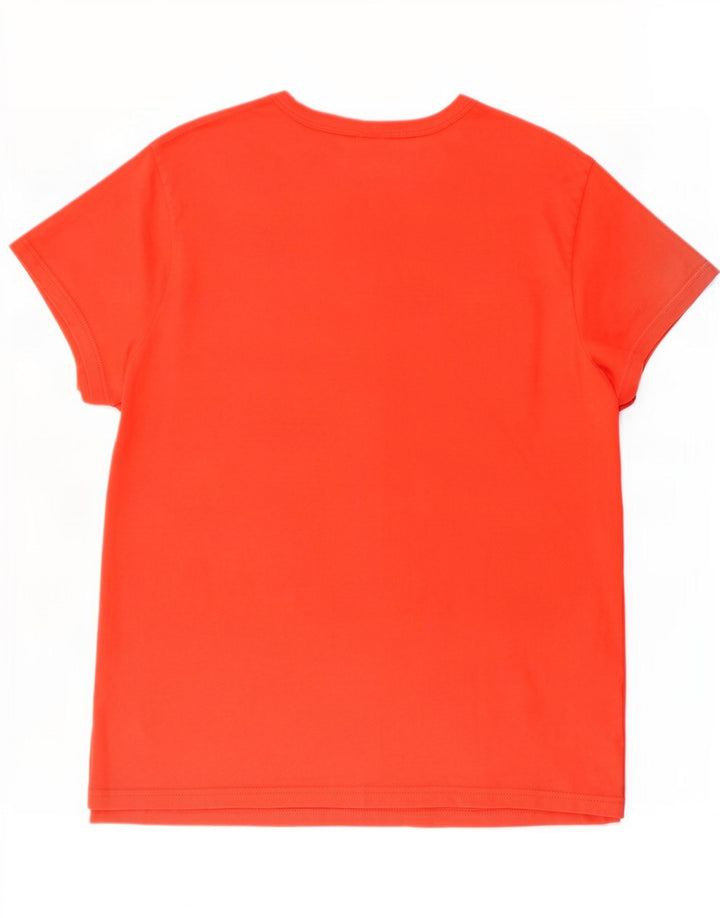Champion Mens T-Shirt Top Large Red Cotton