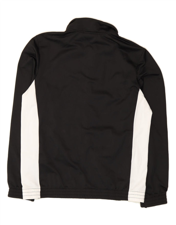 LOTTO Womens Tracksuit Top Jacket UK 18 XL Black Colourblock Polyester Vintage Lotto and Second-Hand Lotto from Messina Hembry 