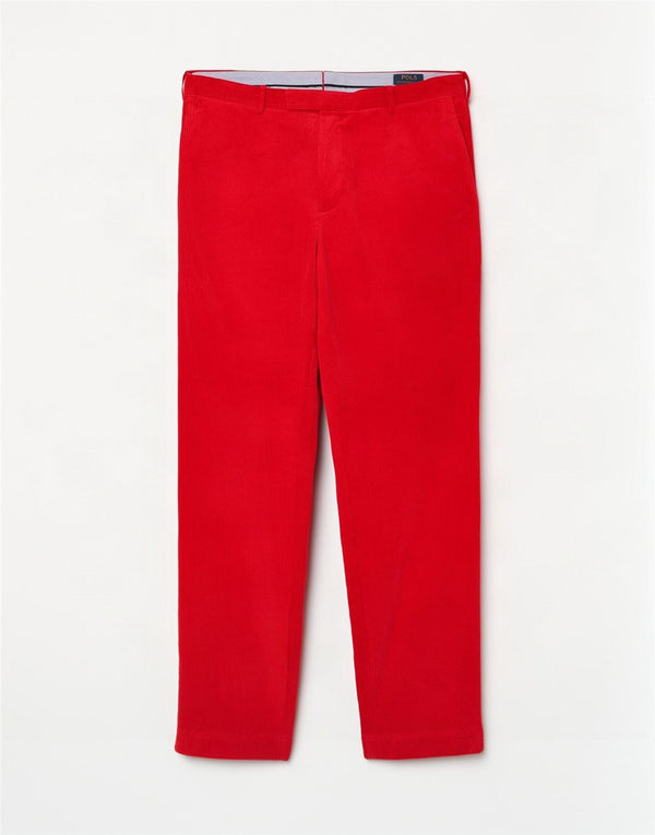 Polo Ralph Lauren Mens Slim Fit Corduroy Trousers W38 L32 Red Cotton