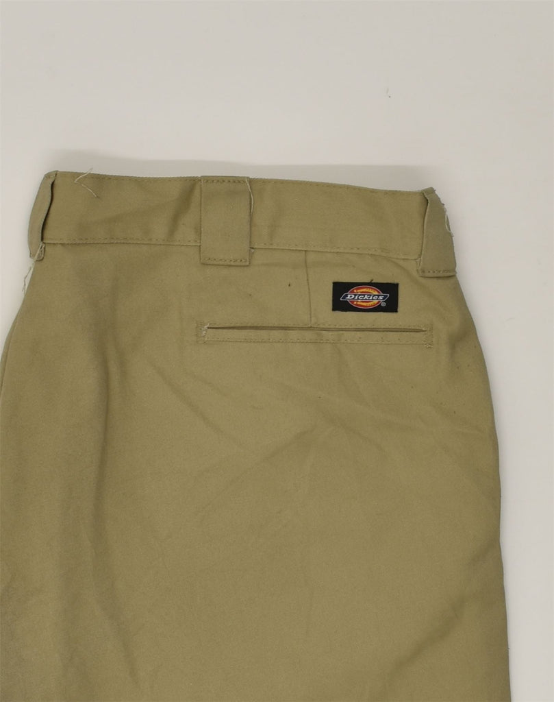 DICKIES Mens Straight Casual Trousers W40 L30 Khaki Polyester | Vintage Dickies | Thrift | Second-Hand Dickies | Used Clothing | Messina Hembry 