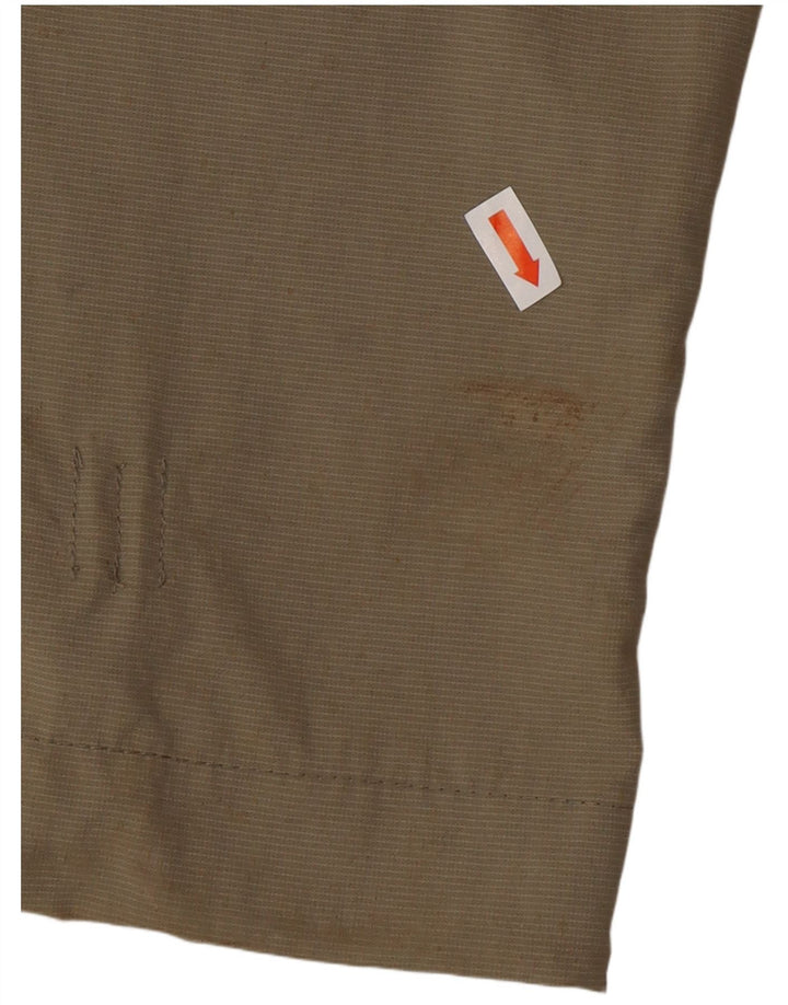 MAMMUT Womens Short Straight Cargo Trousers UK 18 XL W36 L31  Khaki