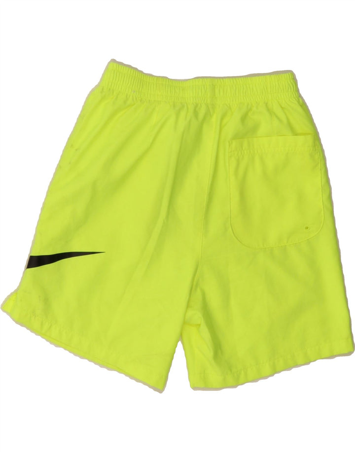 NIKE Mens Graphic Sport Shorts Small Green Polyester Vintage Nike and Second-Hand Nike from Messina Hembry 