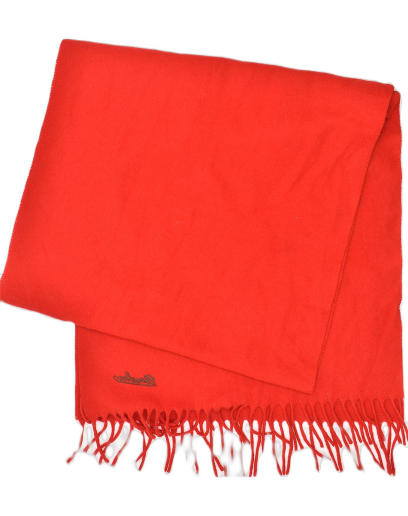 BORSALINO Womens Rectangle Scarf One Size Red | Vintage | Thrift | Second-Hand | Used Clothing | Messina Hembry 