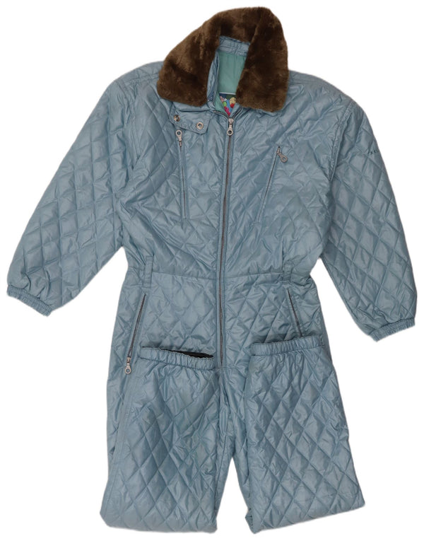 Belfe & Womens Ski Jumpsuit IT 46 Large Blue Polyester