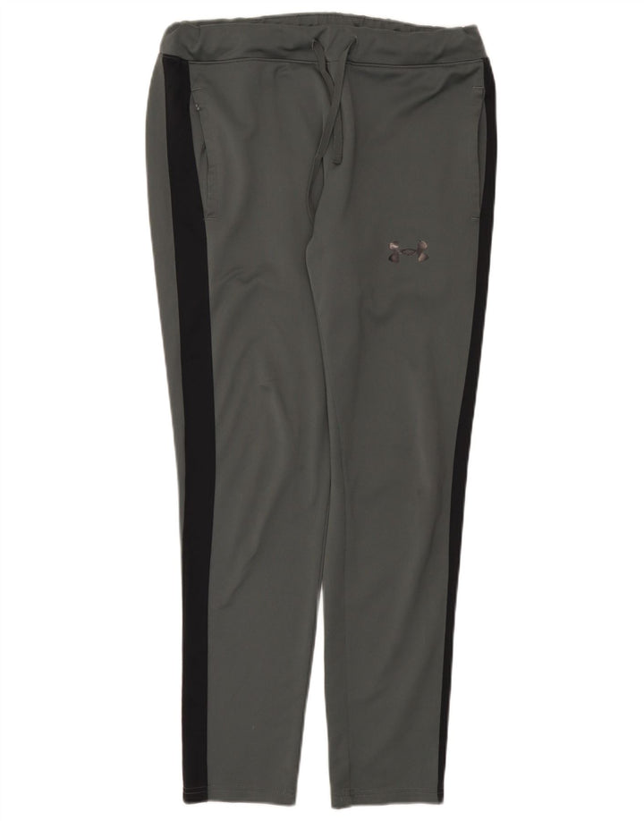 Under Armour Mens Tracksuit Trousers Medium Grey Colourblock