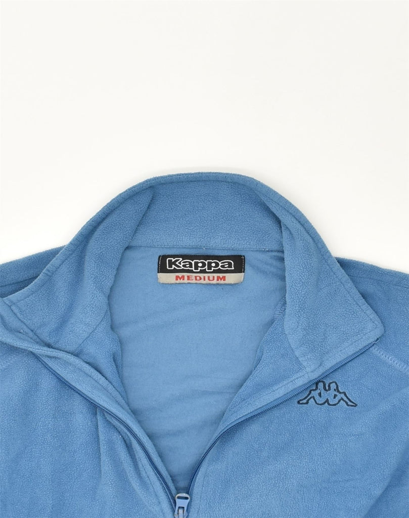 KAPPA Mens Fleece Jacket UK 38 Medium Blue Polyester | Vintage Kappa | Thrift | Second-Hand Kappa | Used Clothing | Messina Hembry 