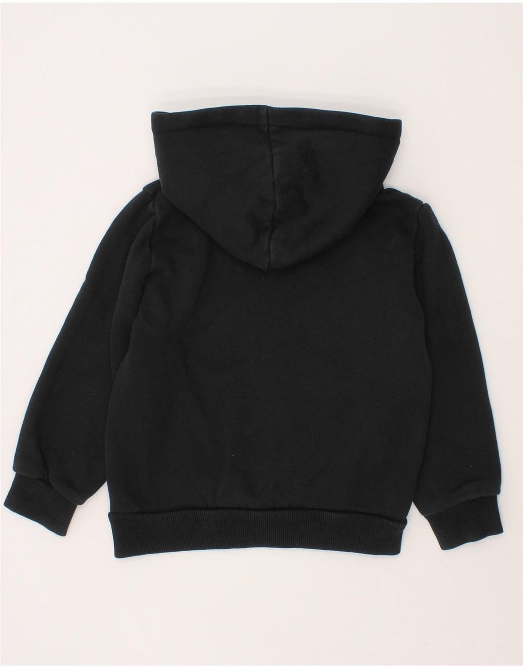 PUMA Boys Graphic Hoodie Jumper 4-5 Years Black Vintage Puma and Second-Hand Puma from Messina Hembry 