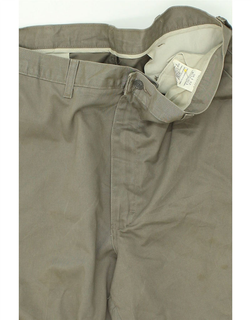 LEE Mens Straight Chino Trousers W38 L32 Khaki Cotton | Vintage Lee | Thrift | Second-Hand Lee | Used Clothing | Messina Hembry 