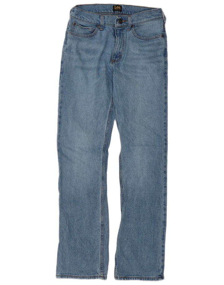 Lee Mens Straight Jeans W29 L32 Blue Cotton