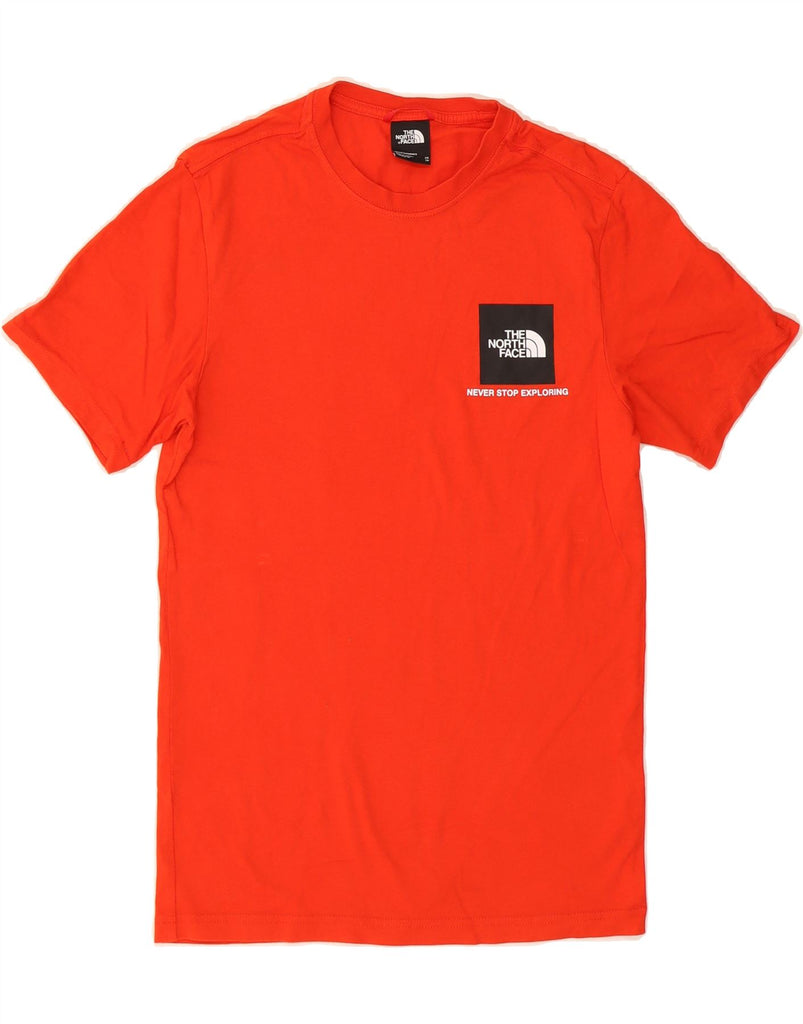 THE NORTH FACE Mens T-Shirt Top XS Red Cotton Vintage The North Face and Second-Hand The North Face from Messina Hembry 