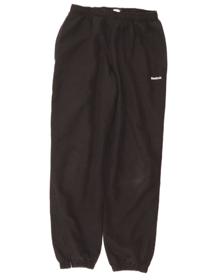 Reebok Mens Tracksuit Trousers Joggers Small Black Polyester
