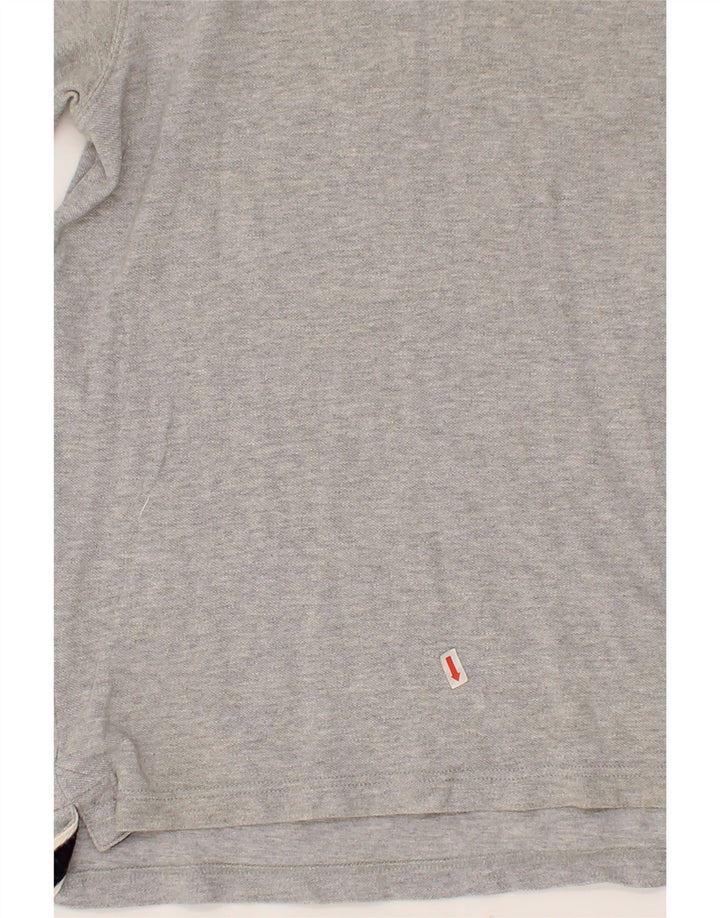 TOMMY HILFIGER Mens Polo Shirt Medium Grey Cotton Vintage Tommy Hilfiger and Second-Hand Tommy Hilfiger from Messina Hembry 