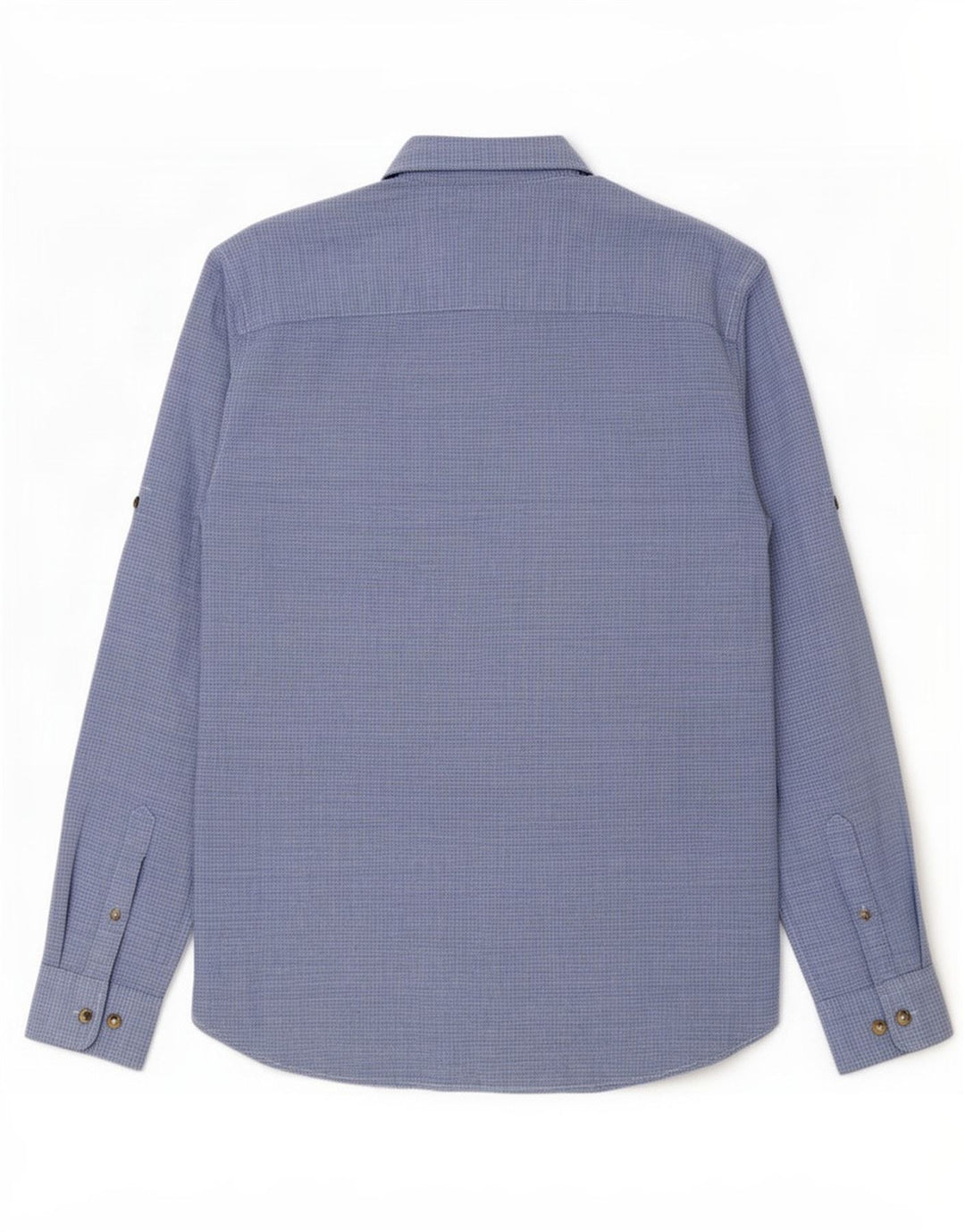 Jack & Jones Mens Shirt Large Blue Spotted Cotton