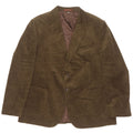 Marks & Spencer Mens 2 Button Corduroy Blazer Jacket UK 40 Large Khaki