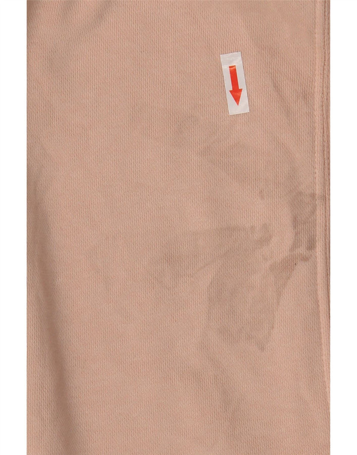NIKE Mens Hoodie Jumper XL Pink Cotton